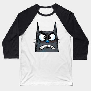 Angry Cat Baseball T-Shirt